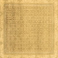 thumbnail image 1 of Ahgly Company Indoor Square Abstract Brown Modern Area Rugs, 6' Square, 1 of 4