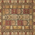 thumbnail image 1 of Ahgly Company Indoor Square Abstract Brown Modern Area Rugs, 7' Square, 1 of 4
