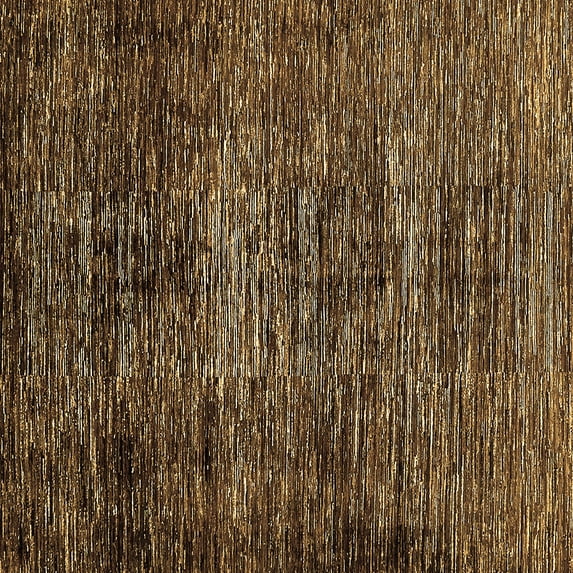 Ahgly Company Indoor Square Abstract Brown Modern Area Rugs, 8' Square