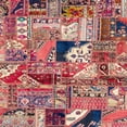 thumbnail image 1 of Ahgly Company Indoor Square Abstract Dark Salmon Pink Area Rugs, 5' Square, 1 of 6
