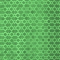thumbnail image 1 of Ahgly Company Indoor Square Abstract Emerald Green Contemporary Area Rugs, 3' Square, 1 of 4