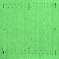 thumbnail image 1 of Ahgly Company Indoor Square Abstract Emerald Green Contemporary Area Rugs, 7' Square, 1 of 4
