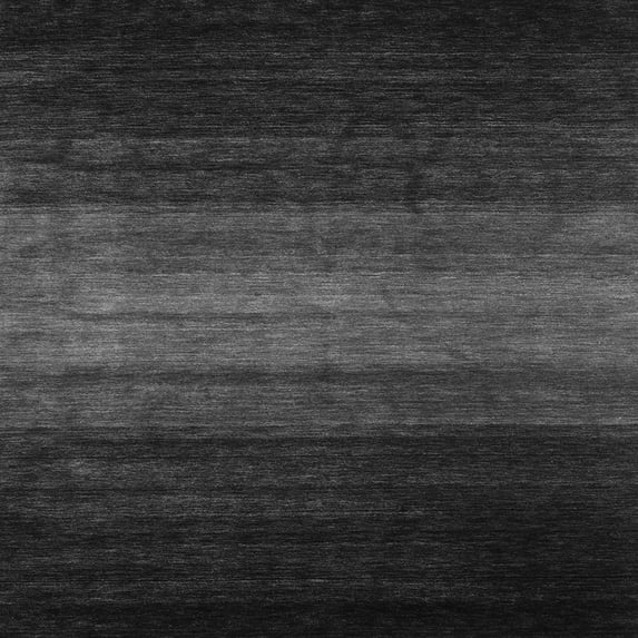Ahgly Company Indoor Square Abstract Gray Contemporary Area Rugs, 3' Square