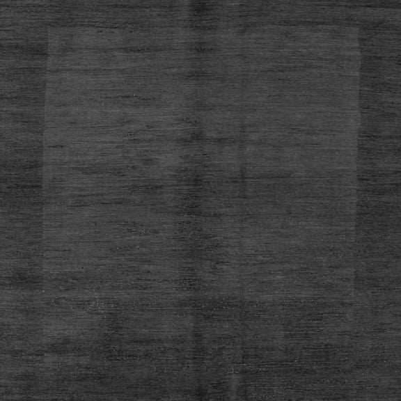 Ahgly Company Indoor Square Abstract Gray Modern Area Rugs, 7' Square
