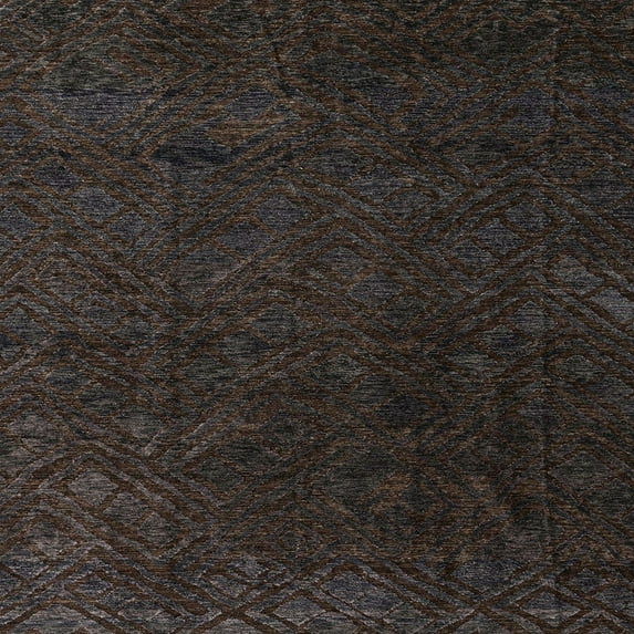 Ahgly Company Indoor Square Abstract Gray Wolf Gray Area Rugs, 3' Square