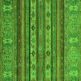 thumbnail image 1 of Ahgly Company Indoor Square Abstract Green Modern Area Rugs, 3' Square, 1 of 4