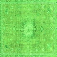 thumbnail image 1 of Ahgly Company Indoor Square Abstract Green Modern Area Rugs, 3' Square, 1 of 4