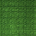 thumbnail image 1 of Ahgly Company Indoor Square Abstract Green Modern Area Rugs, 3' Square, 1 of 4