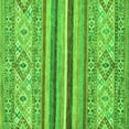 thumbnail image 1 of Ahgly Company Indoor Square Abstract Green Modern Area Rugs, 4' Square, 1 of 4