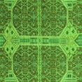 thumbnail image 1 of Ahgly Company Indoor Square Abstract Green Modern Area Rugs, 5' Square, 1 of 4
