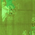 thumbnail image 1 of Ahgly Company Indoor Square Abstract Green Modern Area Rugs, 5' Square, 1 of 4