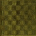 thumbnail image 1 of Ahgly Company Indoor Square Abstract Green Modern Area Rugs, 6' Square, 1 of 4