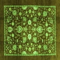 thumbnail image 1 of Ahgly Company Indoor Square Abstract Green Modern Area Rugs, 6' Square, 1 of 4