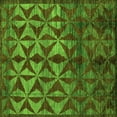 thumbnail image 1 of Ahgly Company Indoor Square Abstract Green Modern Area Rugs, 8' Square, 1 of 4