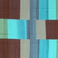 thumbnail image 1 of Ahgly Company Indoor Square Abstract Light Blue Contemporary Area Rugs, 6' Square, 1 of 4