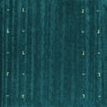 thumbnail image 1 of Ahgly Company Indoor Square Abstract Light Blue Contemporary Area Rugs, 7' Square, 1 of 4