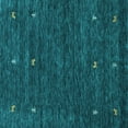 thumbnail image 1 of Ahgly Company Indoor Square Abstract Light Blue Contemporary Area Rugs, 7' Square, 1 of 4