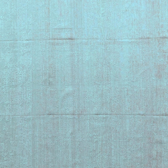 Ahgly Company Indoor Square Abstract Light Blue Modern Area Rugs, 5' Square