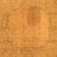 thumbnail image 1 of Ahgly Company Indoor Square Abstract Orange Modern Area Rugs, 6' Square, 1 of 4