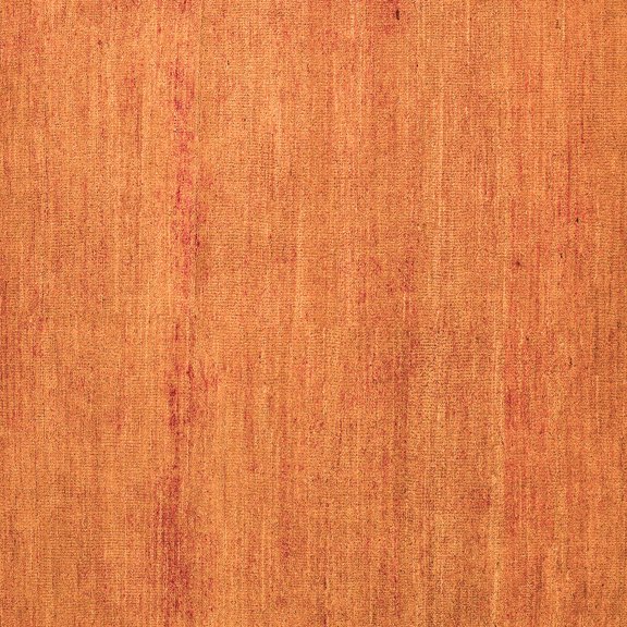 Ahgly Company Indoor Square Abstract Orange Modern Area Rugs, 7' Square