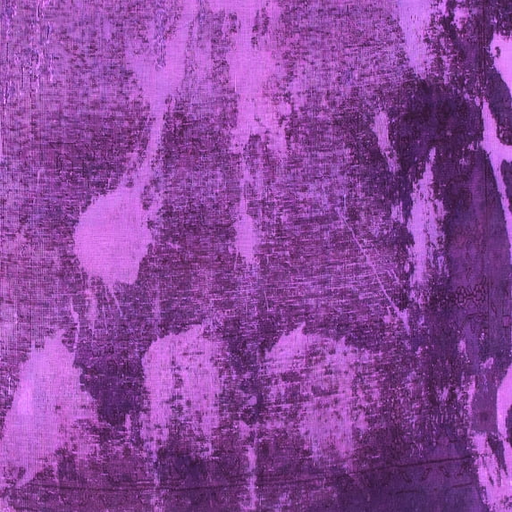 Ahgly Company Indoor Square Abstract Pink Modern Area Rugs, 4' Square