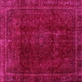 thumbnail image 1 of Ahgly Company Indoor Square Abstract Pink Modern Area Rugs, 6' Square, 1 of 4