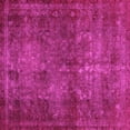thumbnail image 1 of Ahgly Company Indoor Square Abstract Pink Modern Area Rugs, 8' Square, 1 of 4
