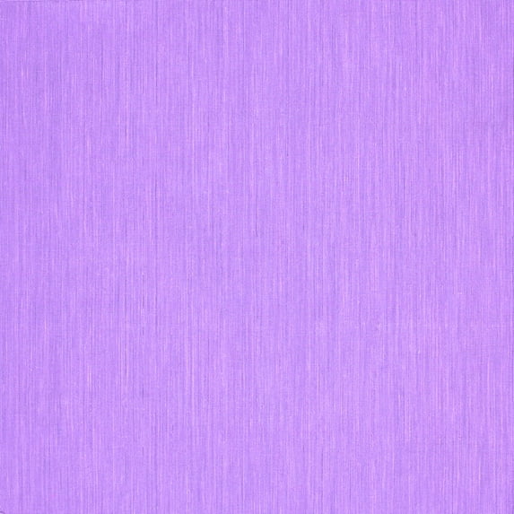 Ahgly Company Indoor Square Abstract Purple Contemporary Area Rugs, 3' Square