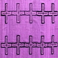 thumbnail image 1 of Ahgly Company Indoor Square Abstract Purple Modern Area Rugs, 3' Square, 1 of 4