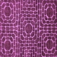 thumbnail image 1 of Ahgly Company Indoor Square Abstract Purple Modern Area Rugs, 4' Square, 1 of 4