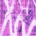 thumbnail image 1 of Ahgly Company Indoor Square Abstract Purple Modern Area Rugs, 5' Square, 1 of 4