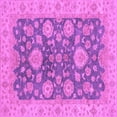 thumbnail image 1 of Ahgly Company Indoor Square Abstract Purple Modern Area Rugs, 6' Square, 1 of 4