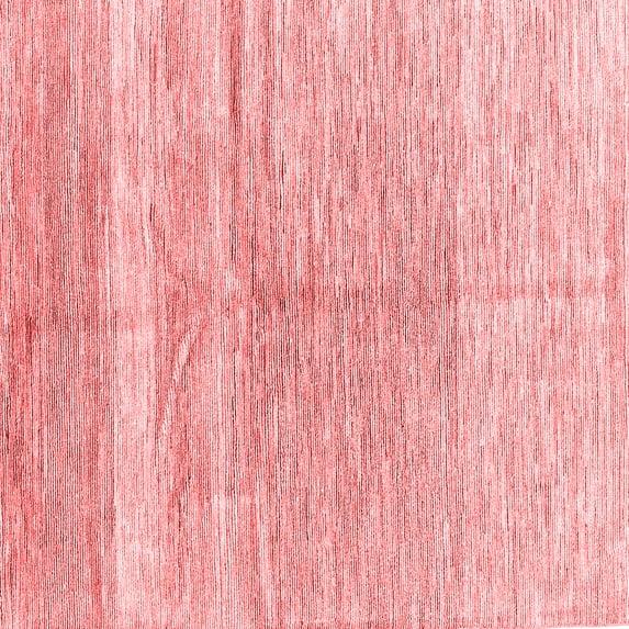 Ahgly Company Indoor Square Abstract Red Contemporary Area Rugs, 7' Square