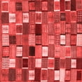 thumbnail image 1 of Ahgly Company Indoor Square Abstract Red Contemporary Area Rugs, 7' Square, 1 of 4
