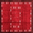 thumbnail image 1 of Ahgly Company Indoor Square Abstract Red Contemporary Area Rugs, 8' Square, 1 of 4