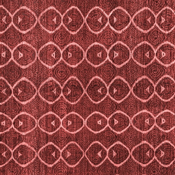 Ahgly Company Indoor Square Abstract Red Modern Area Rugs, 4' Square