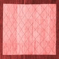thumbnail image 1 of Ahgly Company Indoor Square Abstract Red Modern Area Rugs, 7' Square, 1 of 4
