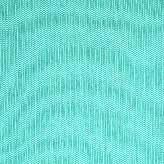 Ahgly Company Indoor Square Abstract Turquoise Blue Contemporary Area Rugs, 7' Square