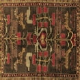 thumbnail image 1 of Ahgly Company Indoor Square Animal Brown Traditional Area Rugs, 3' Square, 1 of 4