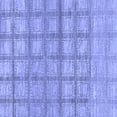 thumbnail image 1 of Ahgly Company Indoor Square Checkered Blue Modern Area Rugs, 3' Square, 1 of 4