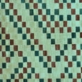 thumbnail image 1 of Ahgly Company Indoor Square Checkered Light Blue Modern Area Rugs, 6' Square, 1 of 4
