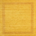 thumbnail image 1 of Ahgly Company Indoor Square Contemporary Deep Yellow Area Rugs, 3' Square, 1 of 6