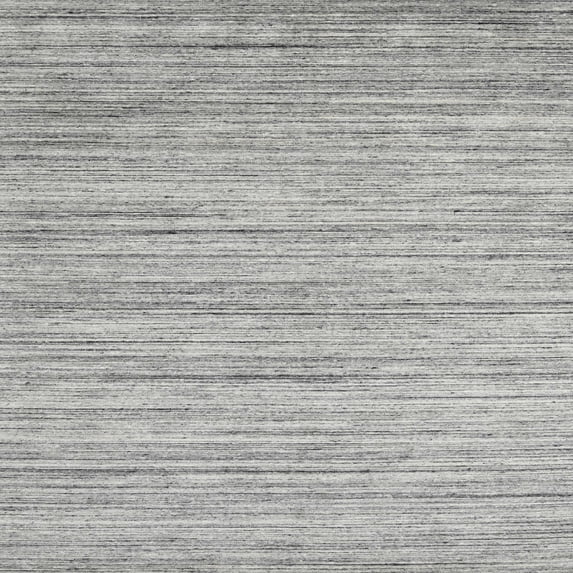 Ahgly Company Indoor Square Contemporary Pale Silver Gray Abstract Area Rugs, 6' Square