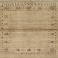 thumbnail image 1 of Ahgly Company Indoor Square Contemporary Sand Brown Area Rugs, 6' Square, 1 of 6