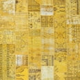 thumbnail image 1 of Ahgly Company Indoor Square Contemporary School Bus Yellow Area Rugs, 8' Square, 1 of 6