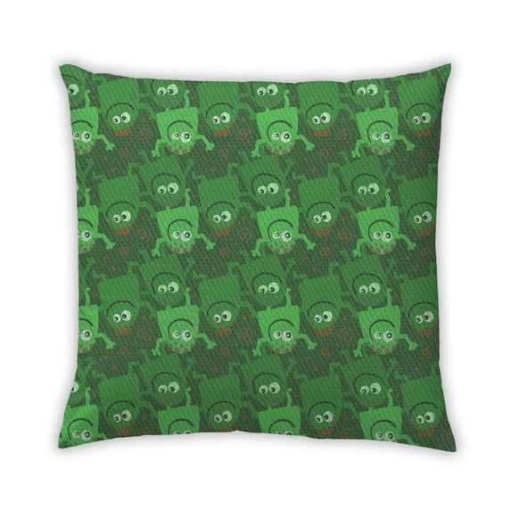 Ahgly Company Indoor Square Contemporary Throw Pillow, 18 inch by 18 inch