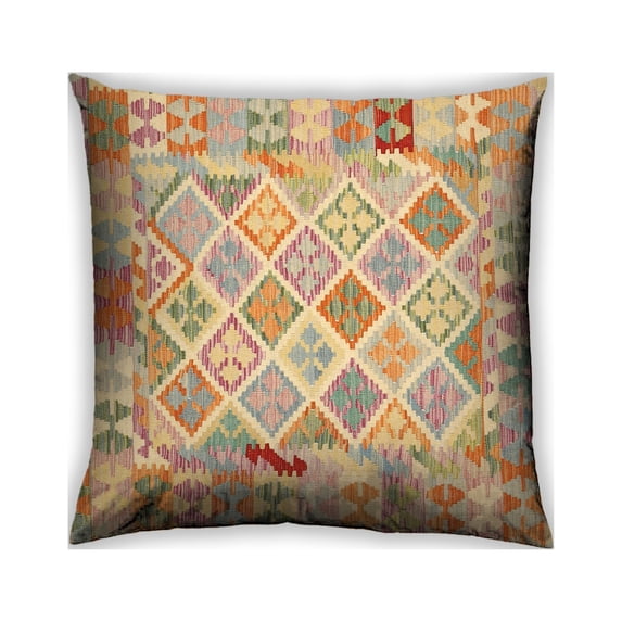 Ahgly Company Indoor Square Contemporary Throw Pillow, 18 inch by 18 inch