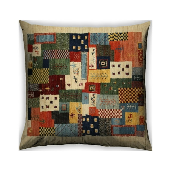 Ahgly Company Indoor Square Contemporary Throw Pillow, 18 inch by 18 inch