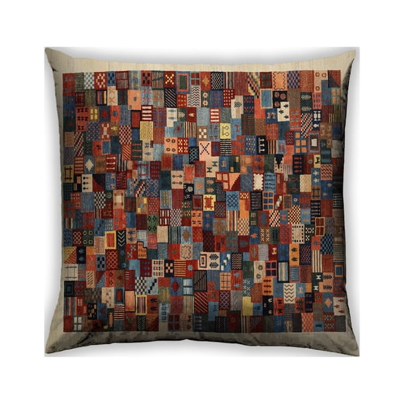 Ahgly Company Indoor Square Contemporary Throw Pillow, 18 inch by 18 inch