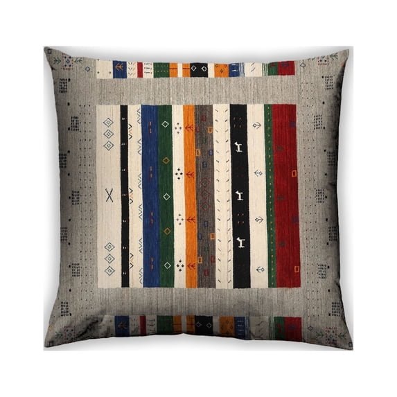 Ahgly Company Indoor Square Contemporary Throw Pillow, 18 inch by 18 inch